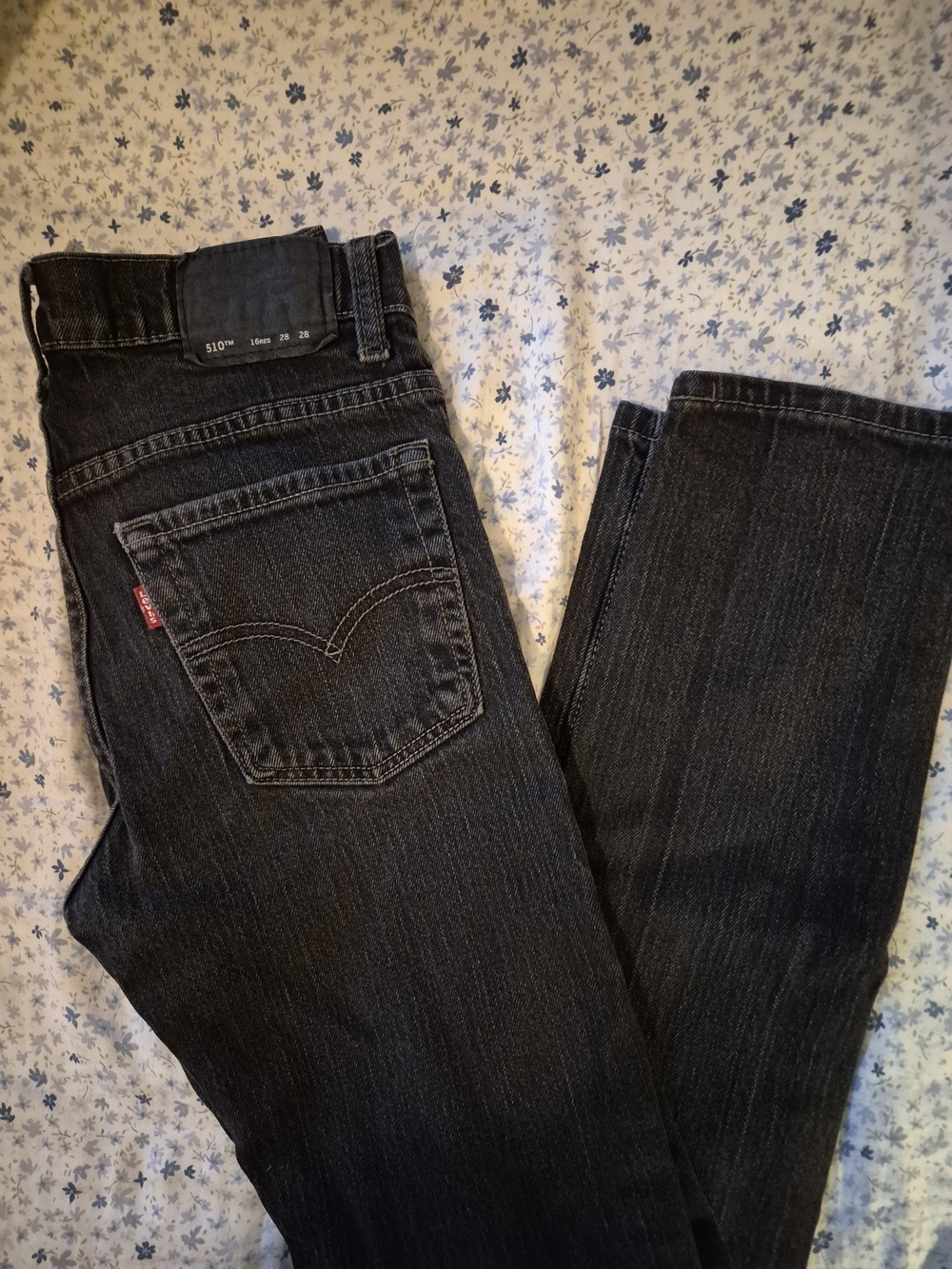 Levi's 510 Boys Skinny Jeans in Black